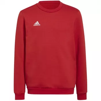 adidas Entrada 22 mikina červená H57473 140cm