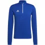 adidas Entrada 22 pánske tréningové tričko mikina Team Royal Blue/biela XL