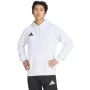 adidas Entrada 26 pánska mikina s kapucňou biela S