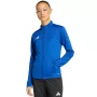 adidas Entrada 26 dámska tréningová bunda s celozipsom, modrá, M