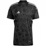 ADIDAS pánske Condivo 22 brankárske tričko krátky rukáv čierna HB1619