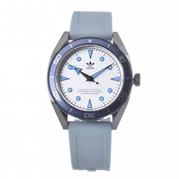 Adidas pánske Project One analógové quartz hodinky AOFH22003 43 mm čierny silikónový remienok