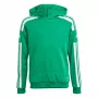 adidas Squadra 21 Hoody Youth mikina Team Green/White GP6432 veľkosť 140cm