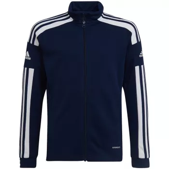 adidas Squadra 21 tréningová mikina na zips tmavomodrá Junior 116