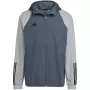 adidas Tiro 23 Competition All-Weather pánska bunda sivá HU1320