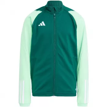 adidas Tiro 23 Competition tréningová mikina pre deti Team Green HU1314