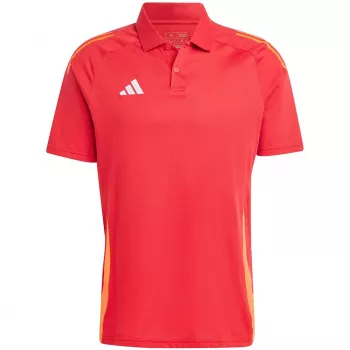 adidas Tiro 24 Competition Pánske polo tričko Team Power Red/White veľkosť M