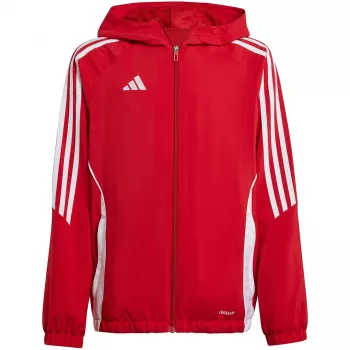 adidas Tiro 24 detská tréningová bunda Vivid Red 116 cm