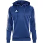 adidas Tiro 24 tréningová bunda s kapucňou modrá IR9398