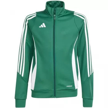 adidas Tiro 24 tréningová mikina pre deti - zelená (IR7503, 116 cm)