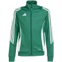 adidas Tiro 24 tréningová mikina pre deti - zelená (IR7503, 116 cm)