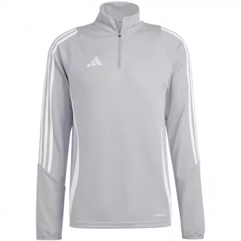 adidas Tiro 24 tréningová bunda sivá Zwei/biela IS1041 S