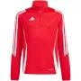 adidas Tiro 24 tréningová bunda detská červená 128cm