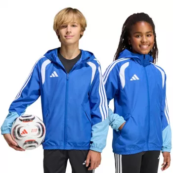 adidas Tiro 26 Competition Allwetter mládežnícka bunda modrá 164cm