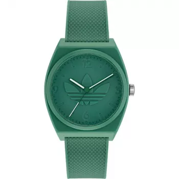 Adidas unisex AOST22032 38mm analógové quartz hodinky - čierny silikónový remienok