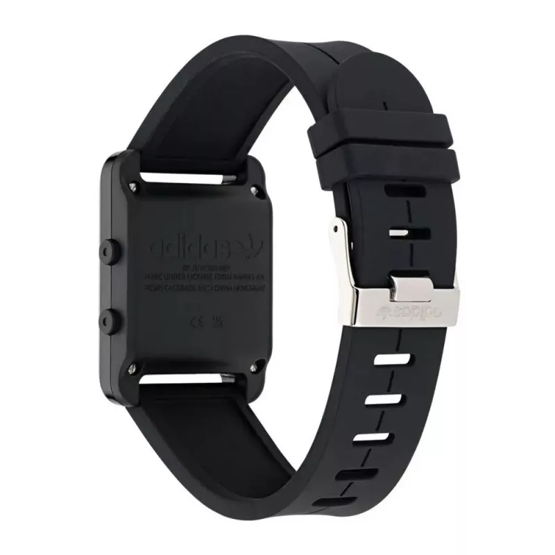 Adidas unisex AOST23568 quartz analógové hodinky 31mm čierne silikón