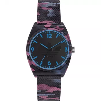 Adidas unisex digitálne hodinky AOST22569 38mm čierny silikón