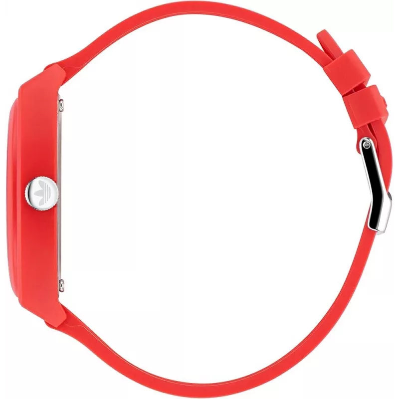 Adidas unisex digitálne hodinky AOST23051 38mm čierny silikón