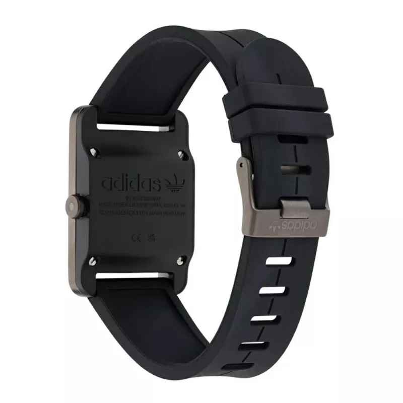 Adidas unisex hodinky AOST23563 31mm quartz analógové silikón čierna