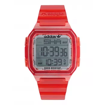 Adidas dámske digitálne quartz hodinky AOST22051 38 mm čierne silikón