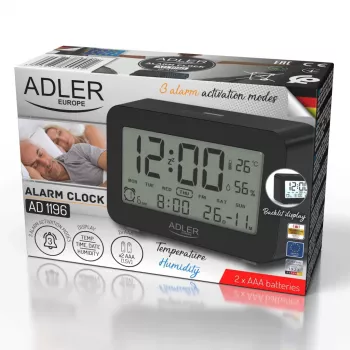 Adler AD 1196 kanvica na vodu 1,7L 2200W čierna