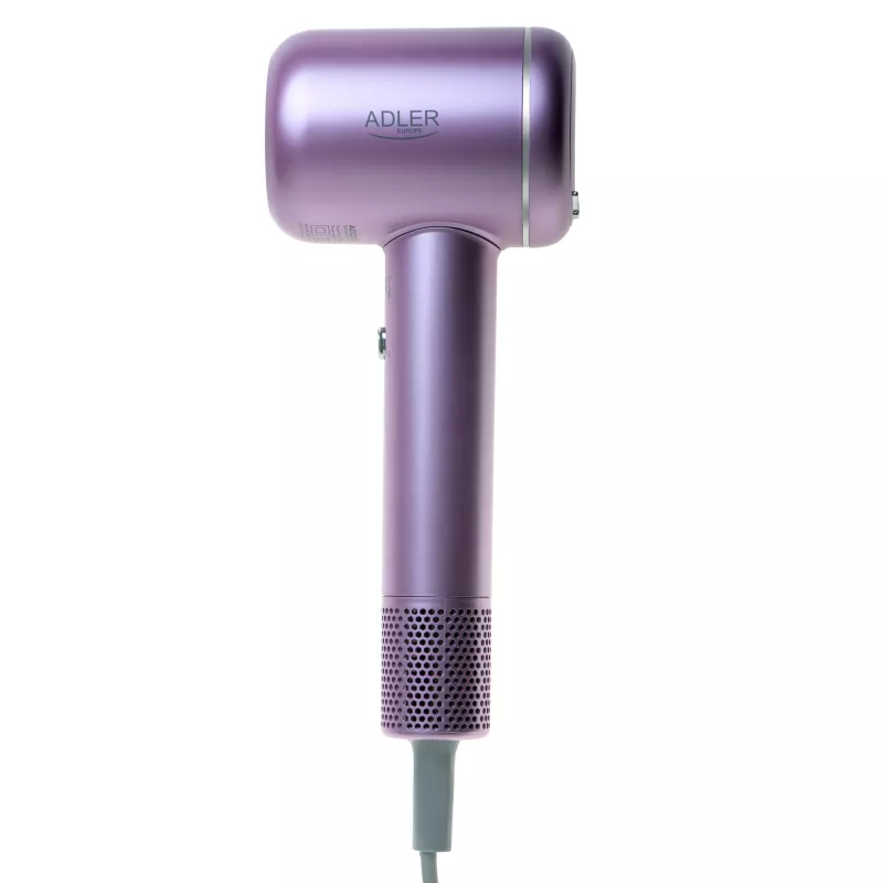 ADLER AD 2270p cestovný fén 1200W Dual Voltage skladací čierny/strieborný