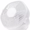 Adler AD 7335 nabíjací stolový ventilátor s klipom, 6W, 12,7 cm, 3 rýchlosti, oscilácia, biely