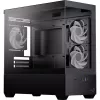AEROCOOL P300D G-BK-v1 Mini Tower ATX skriňa, čierna, tvrdené sklo
