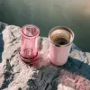 AeroPress Go Plus kávovar s ružovým termohrnčekom 475 ml