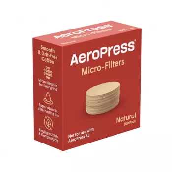 AeroPress Papierové mikrofiltre Natural 200 kusov
