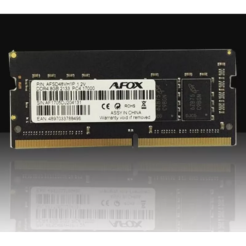 AFOX AFSD48VH1P 8GB DDR4 2133MHz SODIMM operačná pamäť
