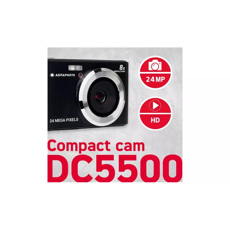 AGFA DC5500 digitálny fotoaparát čierny