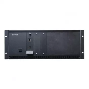 AGFEO ES 730 IT IP komunikačný systém (PBX) – 100 účastníkov, 100 SIP trunkov, 30 VoIP hovorov, Gigabit Ethernet, USB, firewall, VPN, UC-Suite, CTI, web-GUI
