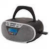 Aiwa BBTU-400SL prenosný stereo systém CD/FM RDS/USB/Bluetooth strieborný MP3 prehrávanie