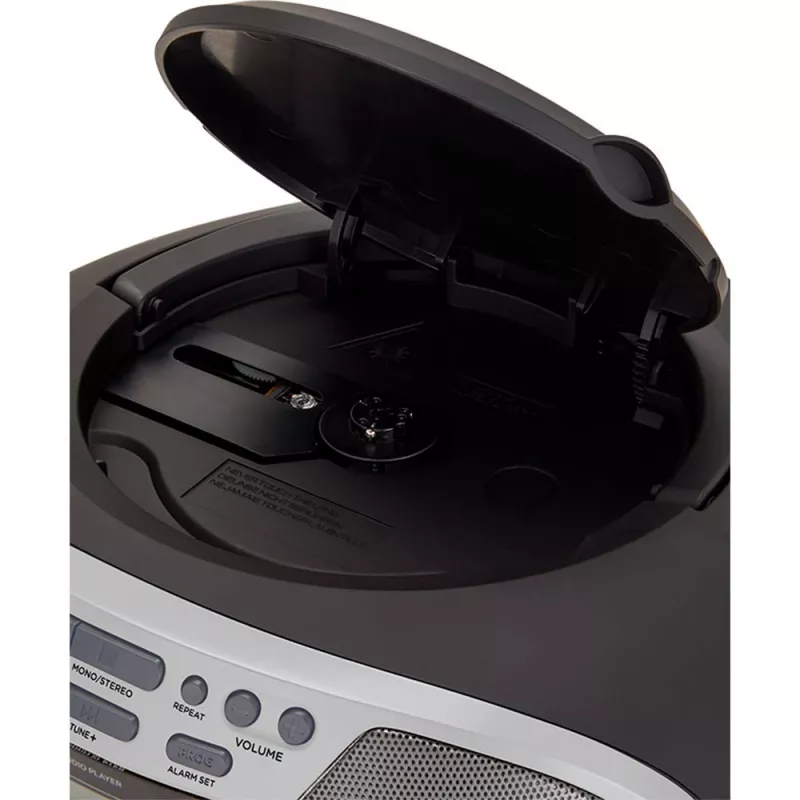 Aiwa BBTU-400SL prenosný stereo systém CD/FM RDS/USB/Bluetooth strieborný MP3 prehrávanie