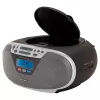 Aiwa BBTU-400SL prenosný stereo systém CD/FM RDS/USB/Bluetooth strieborný MP3 prehrávanie