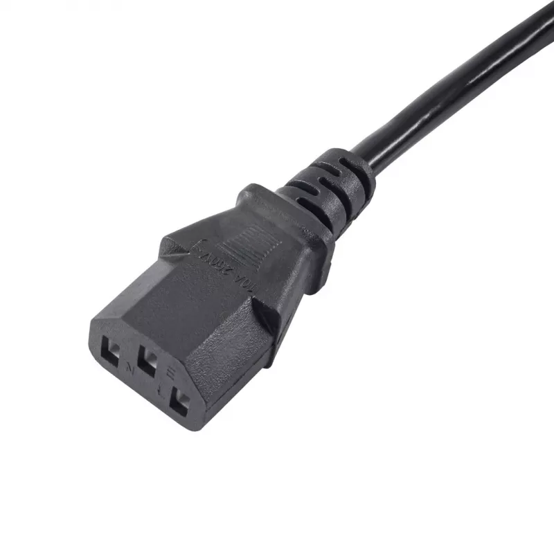 Akyga AK-PC-05A Napájací kábel CEE 7/7 na IEC C13, 5 m, čierny