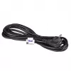 Akyga AK-PC-06A napájací kábel CEE 7/7 na IEC C13, 3 m, čierny