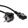 Akyga AK-PC-06A napájací kábel CEE 7/7 na IEC C13, 3 m, čierny