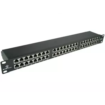 ALANTEC STP Cat.6 48 portov IDC Patch Panel 2U 19 palcov Rackmount čierny (PK050)