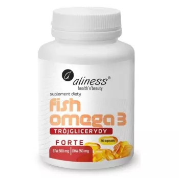 Aliness Fish Omega 3 FORTE Triglyceride 500/250 mg, 90 softgel kapsúl