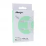 ALKAYA Speed Flex opletený dátový kábel 65W 1m biely (CL-60006)