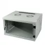 ALLNET 19 palcový nástenný rozvádzač 4U 1-dielny 594x541mm svetlosivá séria SMQ