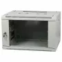 ALLNET 19 palcový nástenný rozvádzač 15U 1-dielny hĺbka 600mm svetlosivá Flat Pack séria SMA