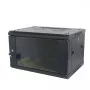 ALLNET SMA-Series 19 palcový nástenný rozvádzač 9U 1-dielny 600mm hĺbka čierna Flat Pack