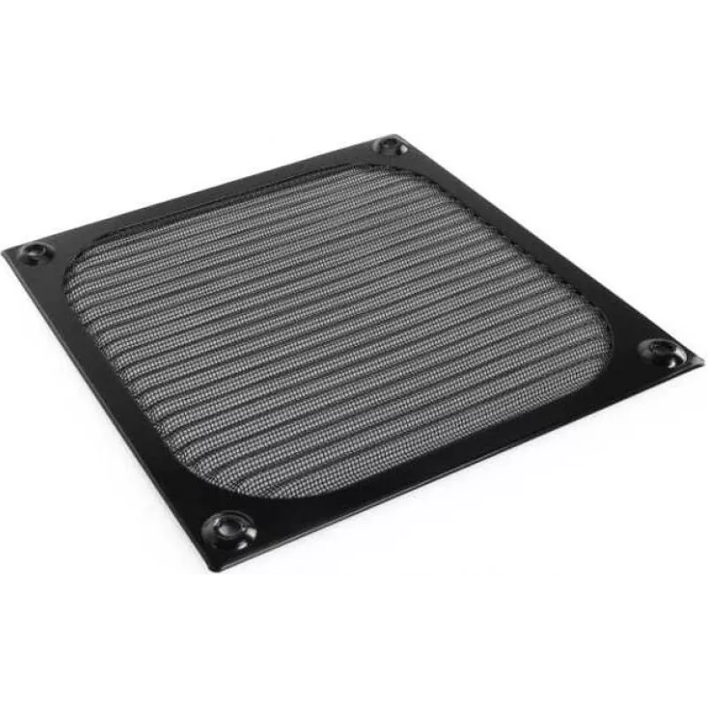 Alphacool 120mm čierny filter ventilátora protiprachová mriežka pre PC skrine a radiátorové ventilátory 10297