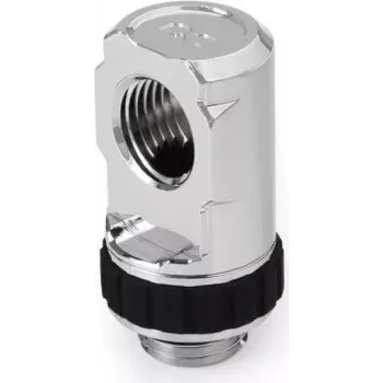 Alphacool Apex Grip 90° otočný adaptér AG/IG G1/4 chróm (14888)