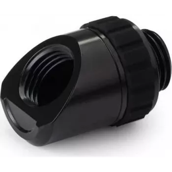 Alphacool Apex Grip adaptér 45° AG/IG G1/4 otočný čierny (14808)