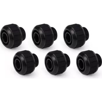 Alphacool Apex Grip kompresná prípojka 13/10mm G1/4 čierna sada 6 ks (14920)