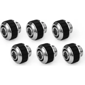 Alphacool Apex Grip kompresná prípojka 13/10mm G1/4 chróm - balenie 6 ks 14921